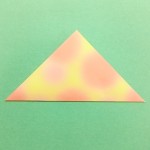 チューリップの折り方1