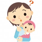 疑問を抱く保育士の画像