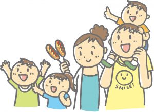 楽しいお祭りを