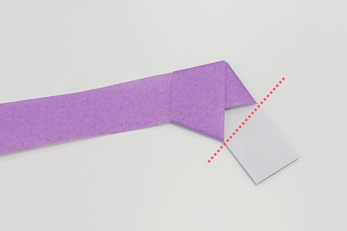 立体星折り紙製作過程5