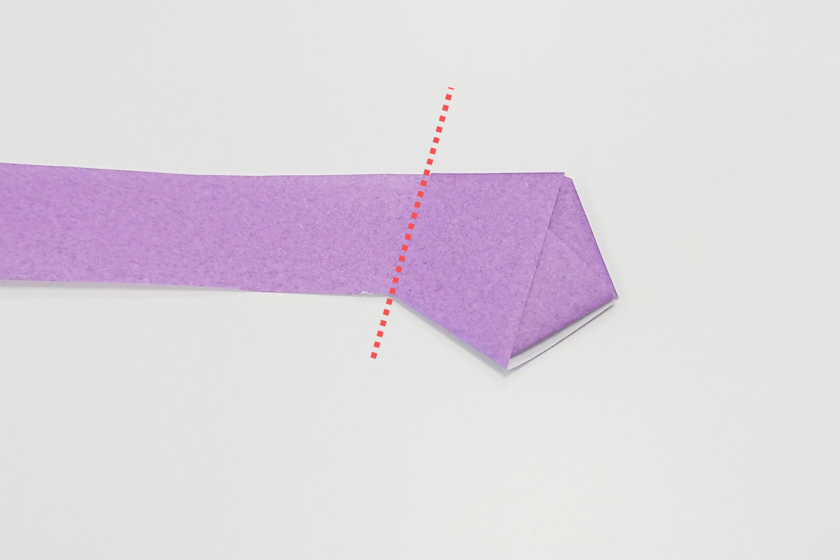 立体星折り紙製作過程6