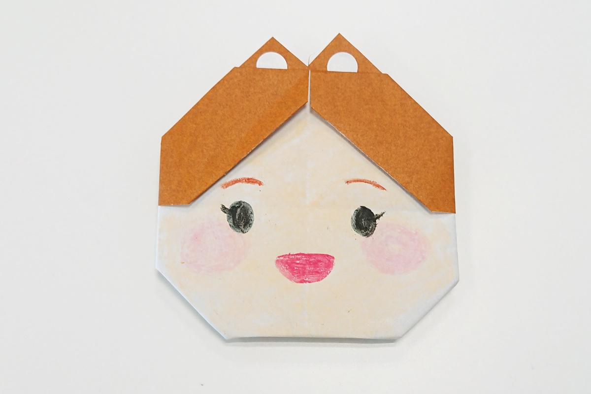 織姫折り紙顏製作例